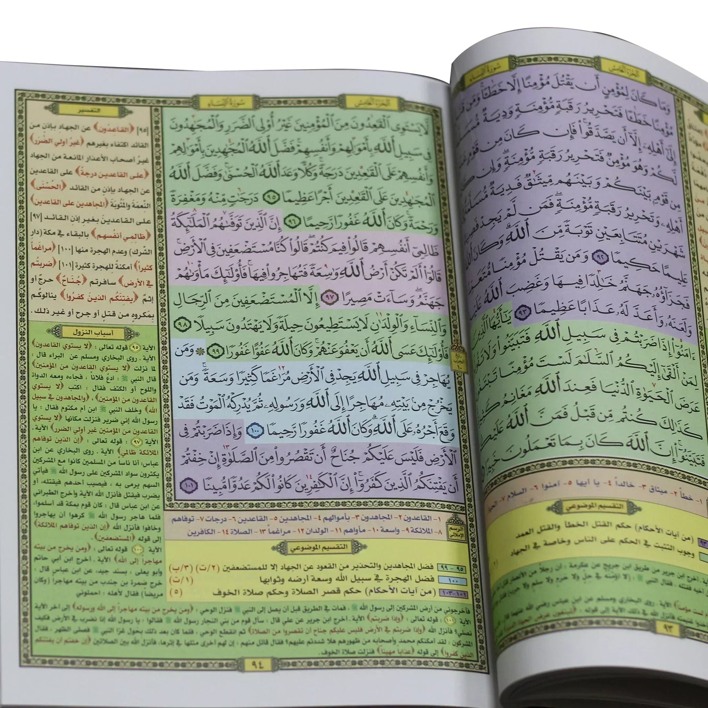 مصحف التفسير الموضوعي للحافظ المتقن 17*24 سم