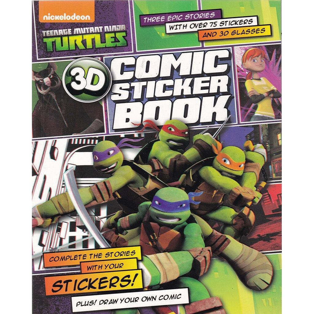 TMNT: كتاب ملصقات هزلية ثلاثي الأبعاد