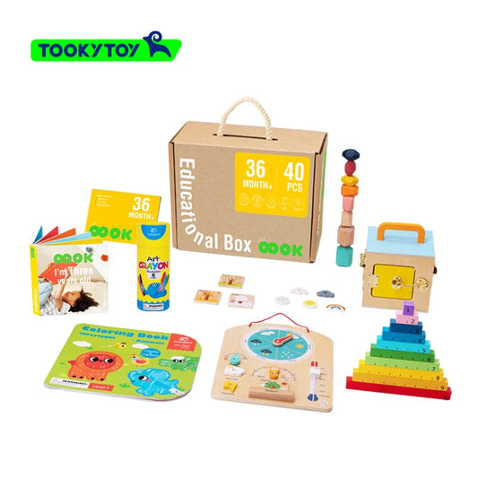 Tooky Toy Co 36m+ Educational Box 32x27x18cm