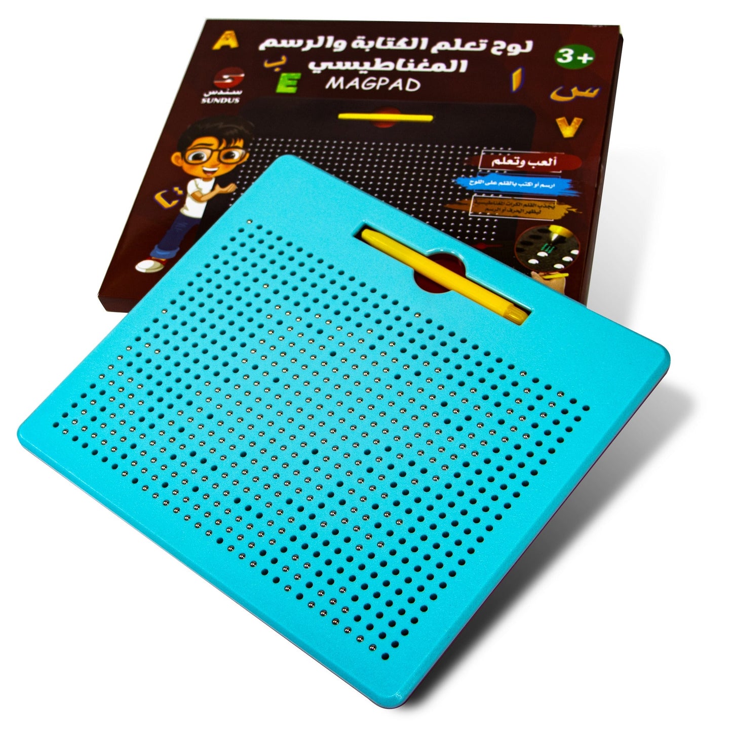لوح تعلم الرسم و الكتابة المغناطيسي مع قلم