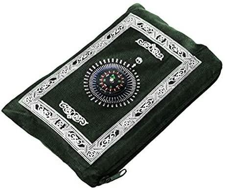 Pocket Prayer mat with compass سجادة صلاة للجيب مع بوصلة