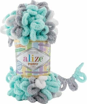 Alize Puffy Color 6408 Knitting Yarn