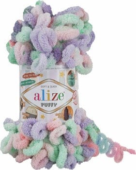 Alize Puffy Color 5938 Knitting Yarn