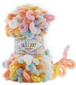 Alize Puffy Color 6521 Knitting Yarn