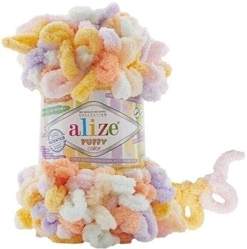 Alize Puffy Color 6520 Knitting Yarn