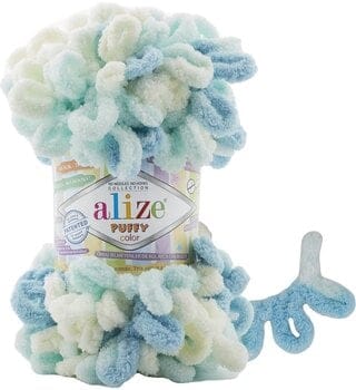 Alize Puffy Color 6461 Knitting Yarn